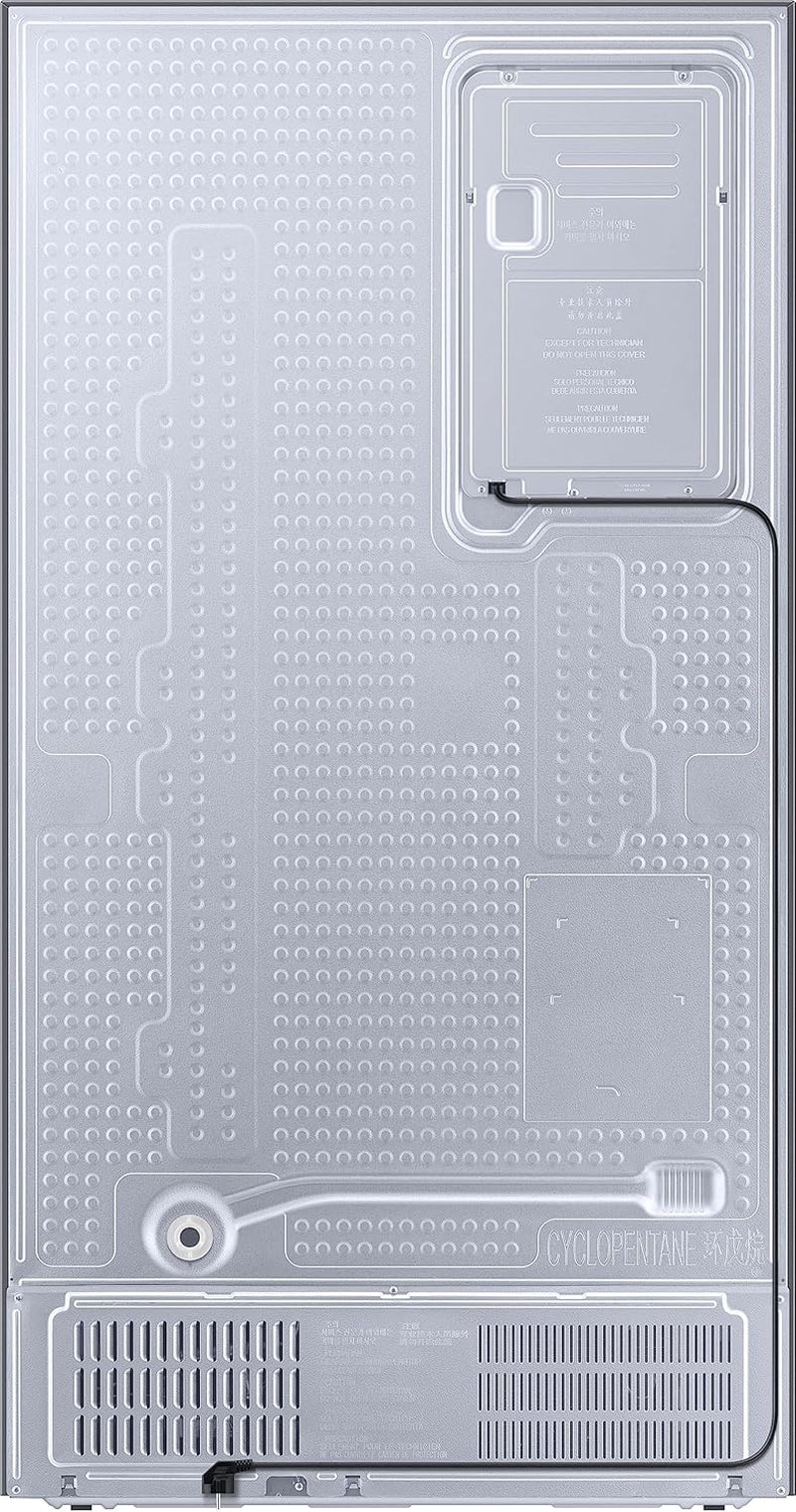 RH69B8921S9/EG Side-By-Side Réfrigérateur Latéral 178 Cm 645 Beverage Center, Dual Ice Maker, Twin Cooling+, No Frost+, Raccordement Eau Fraîche, Aspect Acier Inoxydable