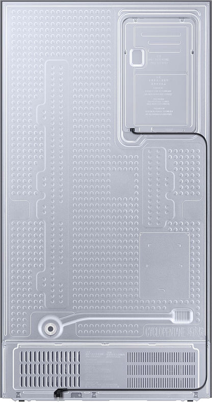 RH69B8921S9/EG Side-By-Side Réfrigérateur Latéral 178 Cm 645 Beverage Center, Dual Ice Maker, Twin Cooling+, No Frost+, Raccordement Eau Fraîche, Aspect Acier Inoxydable
