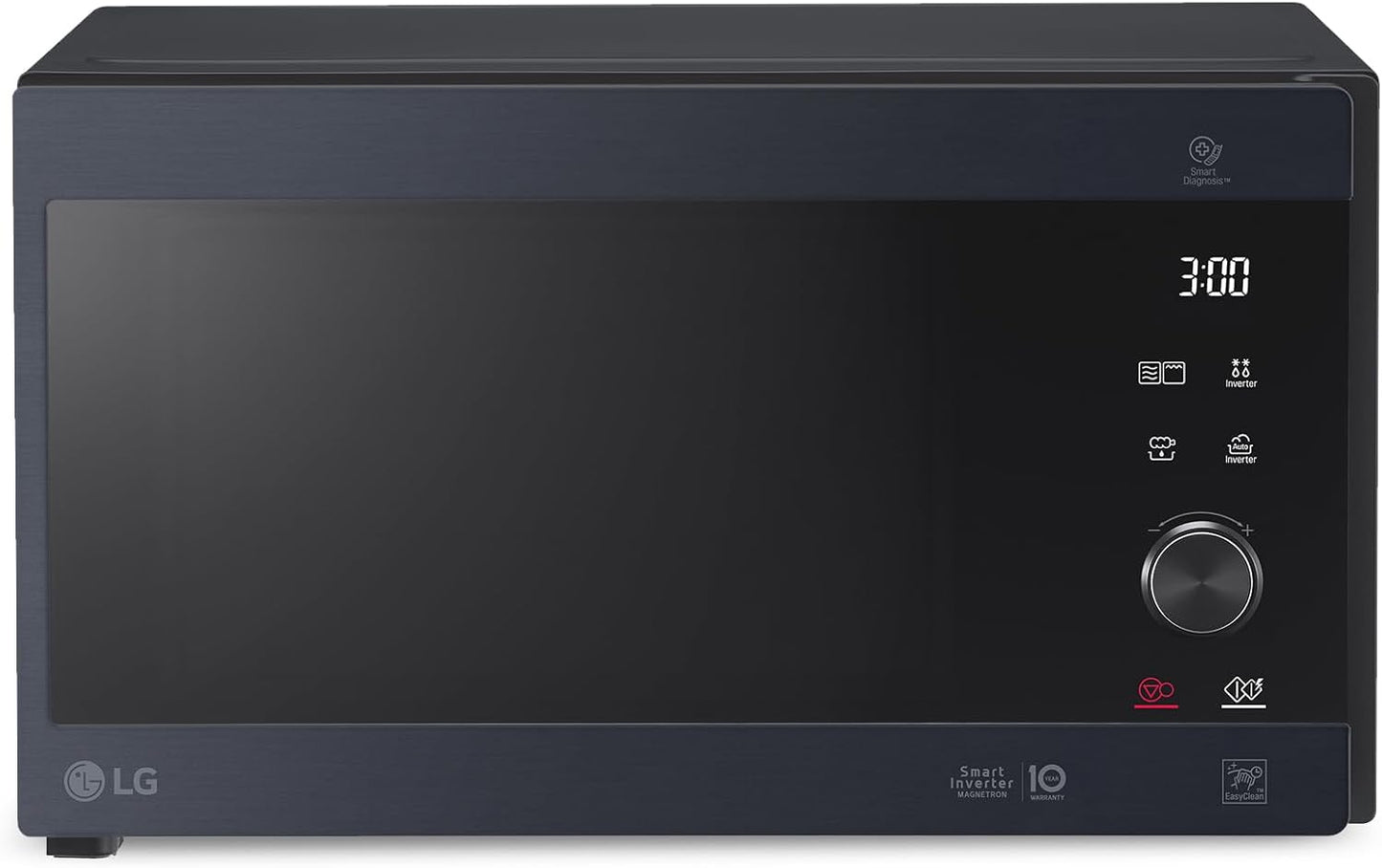 MH6565CPW Grill Smart Inverter Micro-Ondes 1 000 W Grill 900 W Micro+Grill 1 450 W 25 Litres De Capacité Écran LED Plateau Crispy Plateau Intérieur 292 Mm Noir Mat