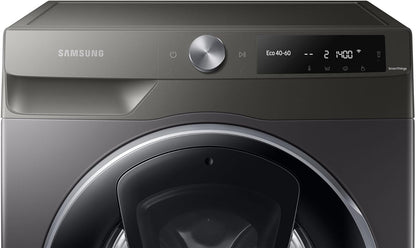 AI Control Machine À Laver Addwash WW90T684DLN/S3, Litonome, 9 Kg, 1400 Tr/Min, Wifi, Écodoseur, Vapeur, Charge Avant, 60 L X 85H X 55P Cm, Noir