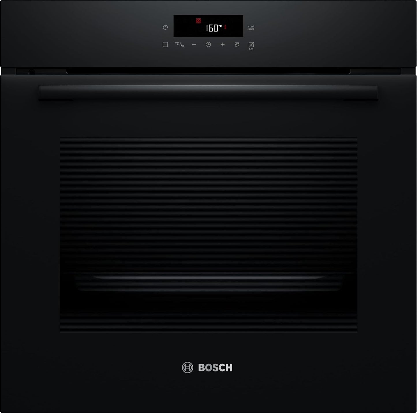 Bosch HBA571BB4 Série 2 Four Encastrable 60 X 60 Cm 71 L Espace De Cuisson 71 L Auto-Nettoyage À Pyrolyse Autopilot 10 Programmes Air Chaud 3D Contrôle Tactile LED Noir