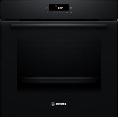 Bosch HBA571BB4 Série 2 Four Encastrable 60 X 60 Cm 71 L Espace De Cuisson 71 L Auto-Nettoyage À Pyrolyse Autopilot 10 Programmes Air Chaud 3D Contrôle Tactile LED Noir