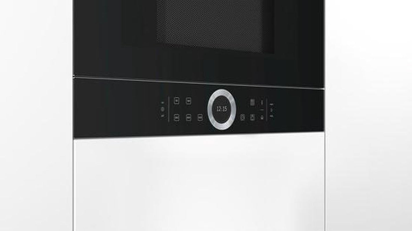 Micro Ondes Encastrable BFR634GB1 Série 8, 21 Litres Charnières Droite