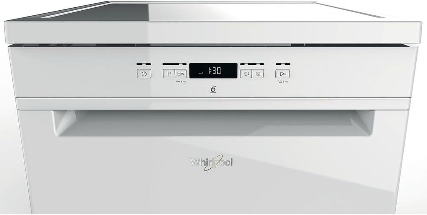 Whirlpool WFC 3C26 P, Lave-Vaisselle Pose Libre 60Cm, 14 Couverts, E