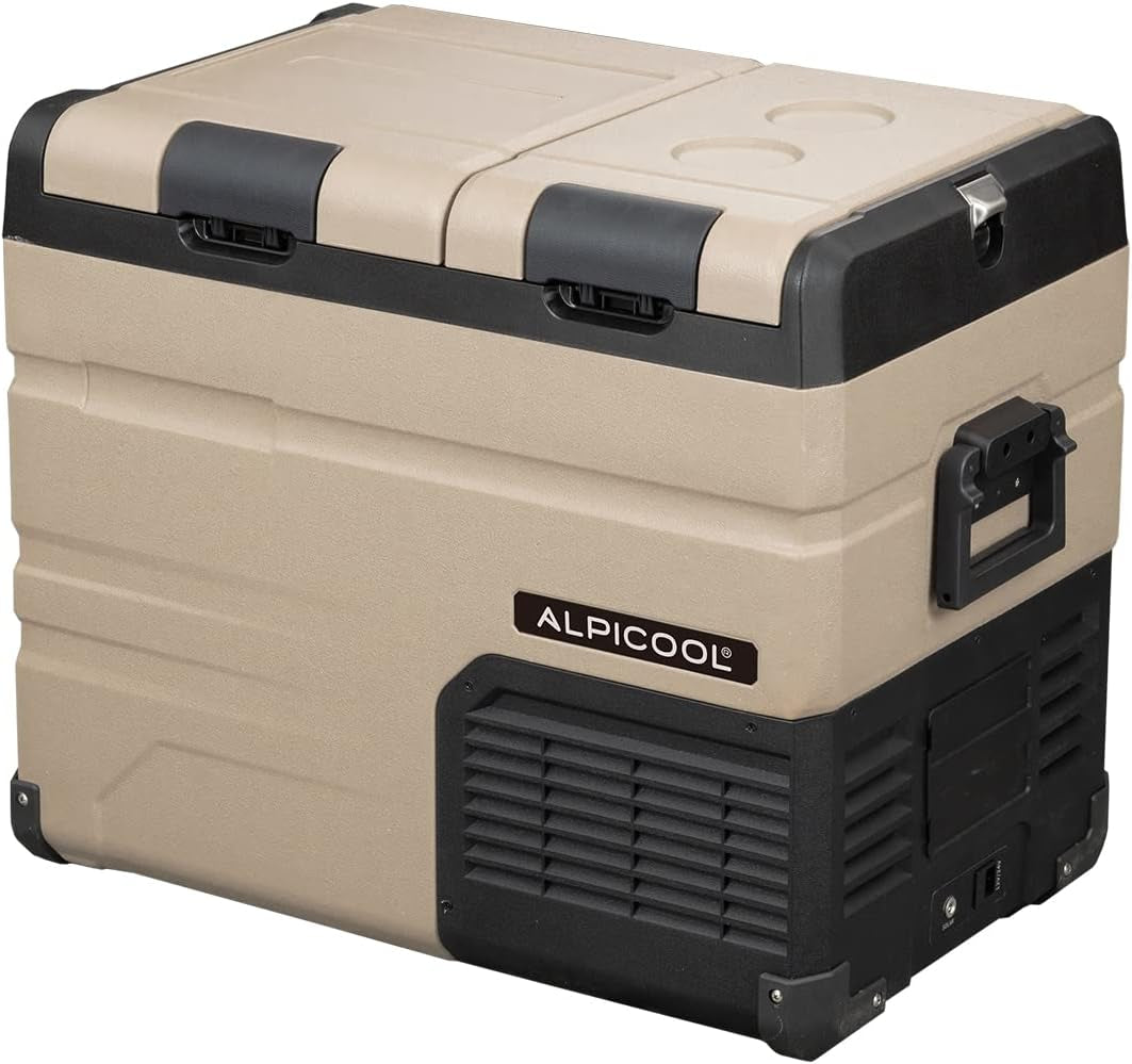 TA45 Glaciere Portable Réfrigérateur Voiture 45 Liter Camping Congélateur 12/24V Mini Frigo Pour Maison, Bureau Ou Pique-Nique En Plein Air/ -20 À 20℃