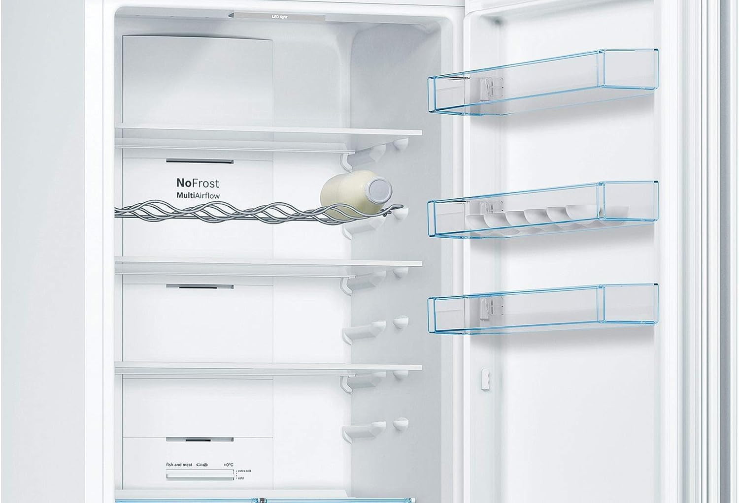 Réfrigérateur Congélateur Bas KGN39VWEA Série 4, Vita Fresh, 203 X 60 Cm, Blanc