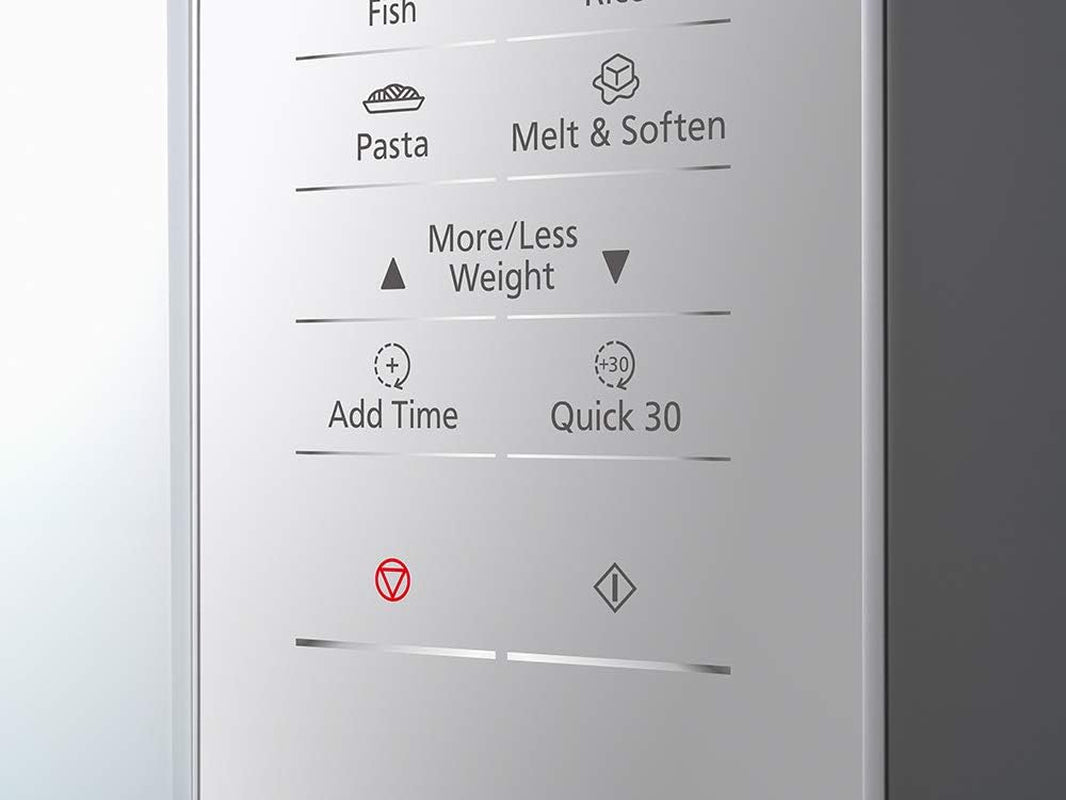 NN-ST45KWEPG Four À Micro-Ondes À Inverter Avec Plateau Tournant, 32 Litres, Acier Inoxydable, 1000 W, 21 Programmes Automatiques, 7 Niveaux De Puissance, Écran LCD, Menu Junior, Blanc