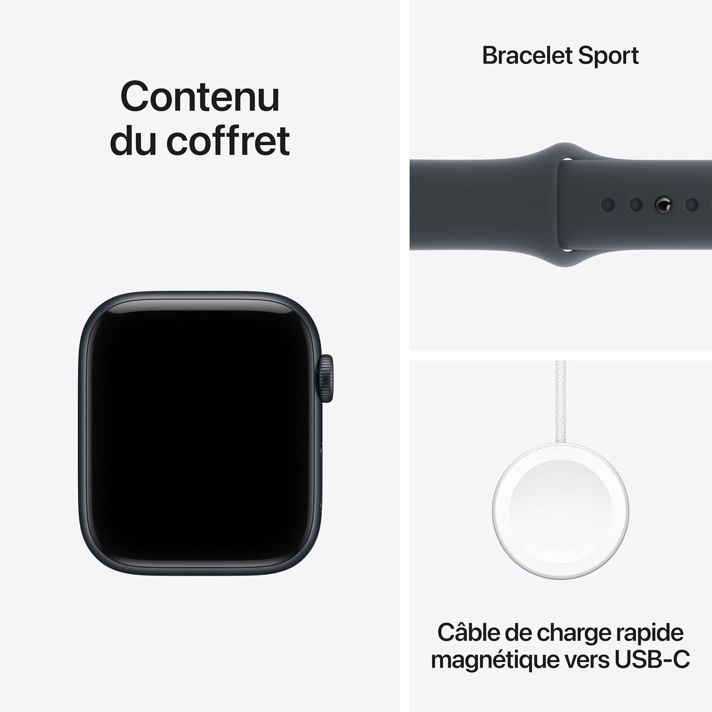 Watch SE 3 [GPS + Cellular 44 Mm] Montre Connectée Avec Boîtier Minuit Et Bracelet Sport Minuit. Moniteur Activité/Sommeil/Fréquence Cardiaque, Écran Toujours Activé