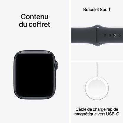 Watch SE 3 [GPS + Cellular 44 Mm] Montre Connectée Avec Boîtier Minuit Et Bracelet Sport Minuit. Moniteur Activité/Sommeil/Fréquence Cardiaque, Écran Toujours Activé