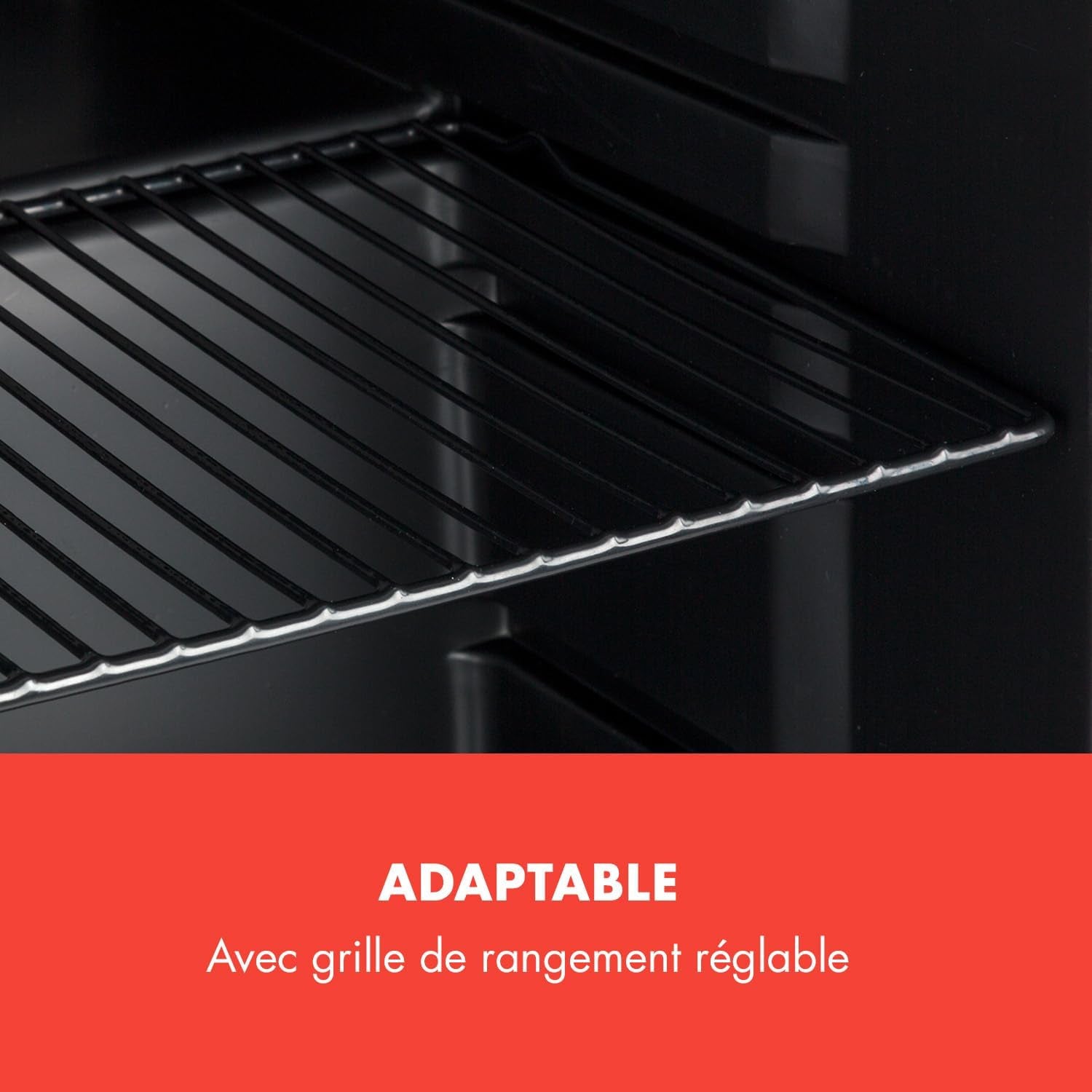 Poplife Refroidisseur De Boissons - Mini-Bar, Réfrigérateur Rétro, 0-10°C, Seulement 39 Db, 48 L, Écologique, Porte À Double Vitrage, Design Rétro, Rouge