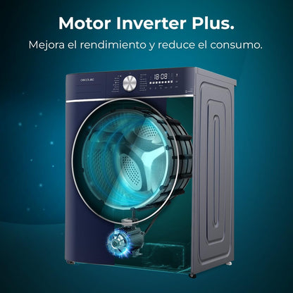 Lave Linge Frontal Bolero Dresscode 7150 Inverter A, Machine À Laver 7 Kg, 1400 Tr,Min, 12 Programmes, Classe A, Inverter Plus, Steam Max, Drum Clean, Départ Différé, Sécurité Enfant