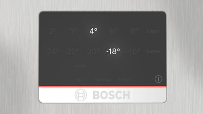 KGN367LDF- Série 4, Réfrigérateur Combiné Pose-Libre,186 X 60 Cm, Inox