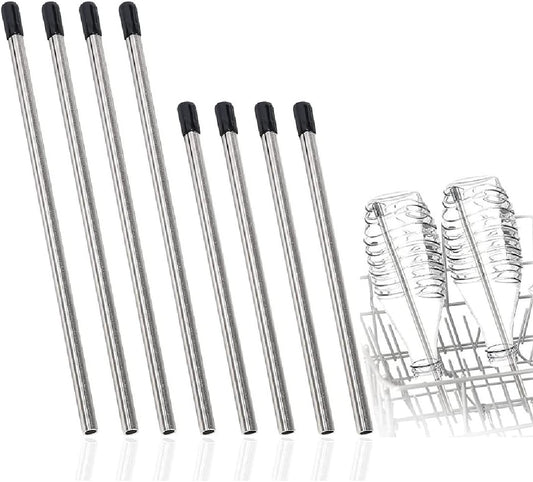 Lot De 8 Supports De Pour Lave-Vaisselle, Porte-Bouteilles Et Porte-Verre En Acier Inoxydable Pour Lave-Vaisselle/Lave-Vaisselle, Bouteilles Universels Pour Lave-Vaisselle