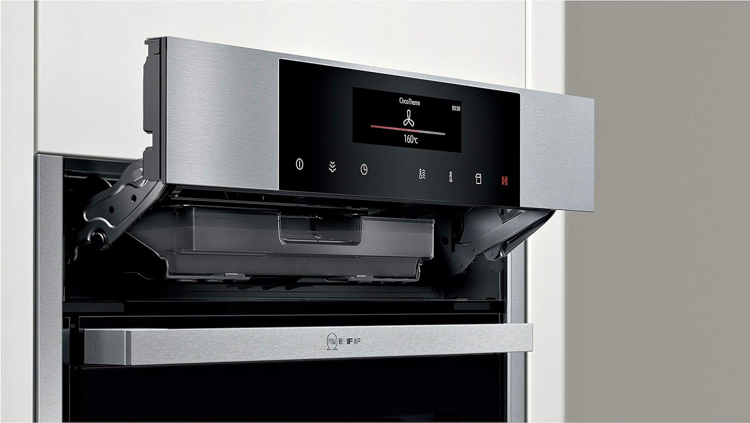 Neff B56VT62N0 71 L A+ Noir, Acier Inoxydable