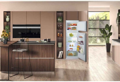 ARISTON Réfrigérateur À Double Porte, Installation Intégrée, 218 Litres, Statique, Classe Énergétique E