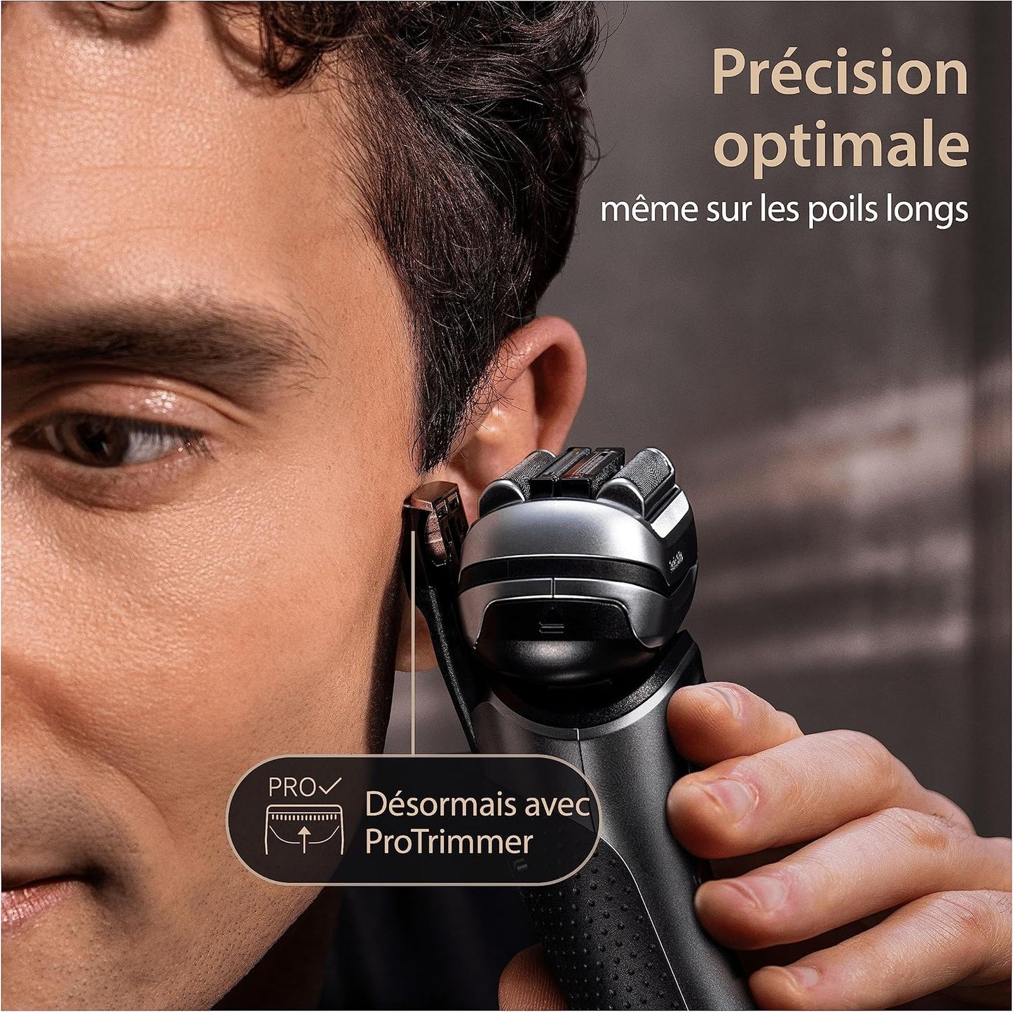 Rasoir Electrique Homme Series 9 PRO+ 9517S, Argent | Etanche, Batterie Rechargeable, Lame Prolift, Tondeuse Protrimmer En Acier Inoxydable, Coffret De Rasage Avec Etui De Voyage