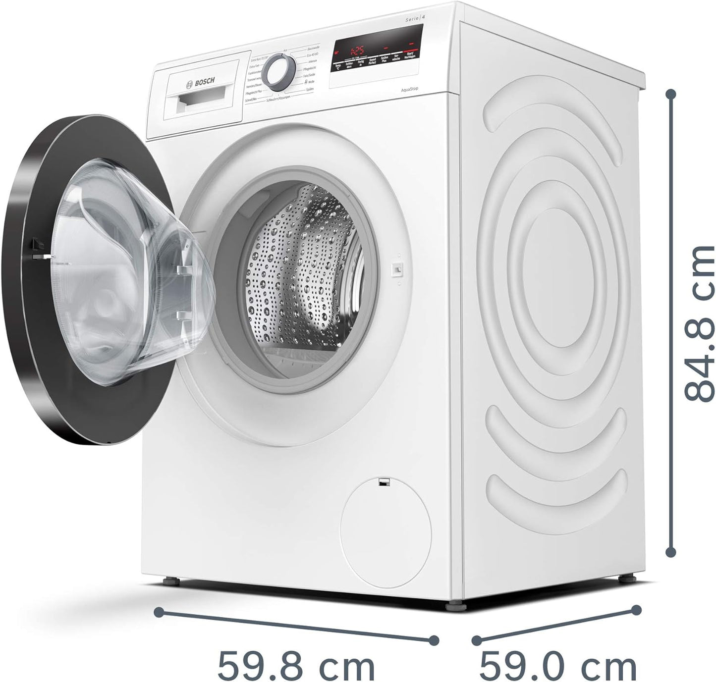 Hausgeräte WAN28K40 Série 4 Machine À Laver, 8 Kg, 1400 Tr/Min, Activewater Plus, Énergie Maximale Et Économie D'Eau, Protection Aquastop Contre Les Dommages Causés Par L'Eau, Moteur Ecosilence