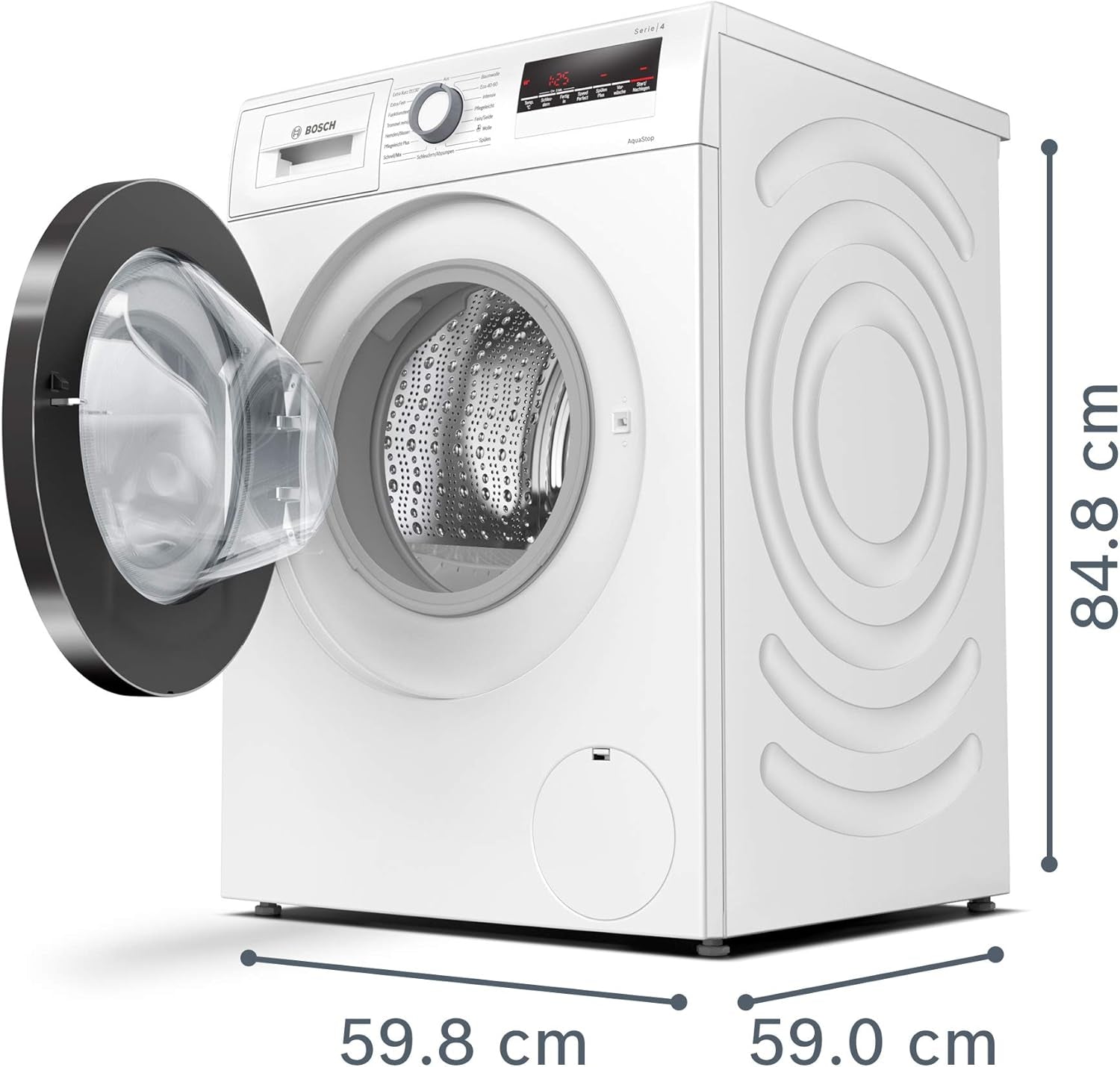 Hausgeräte WAN28K40 Série 4 Machine À Laver, 8 Kg, 1400 Tr/Min, Activewater Plus, Énergie Maximale Et Économie D'Eau, Protection Aquastop Contre Les Dommages Causés Par L'Eau, Moteur Ecosilence