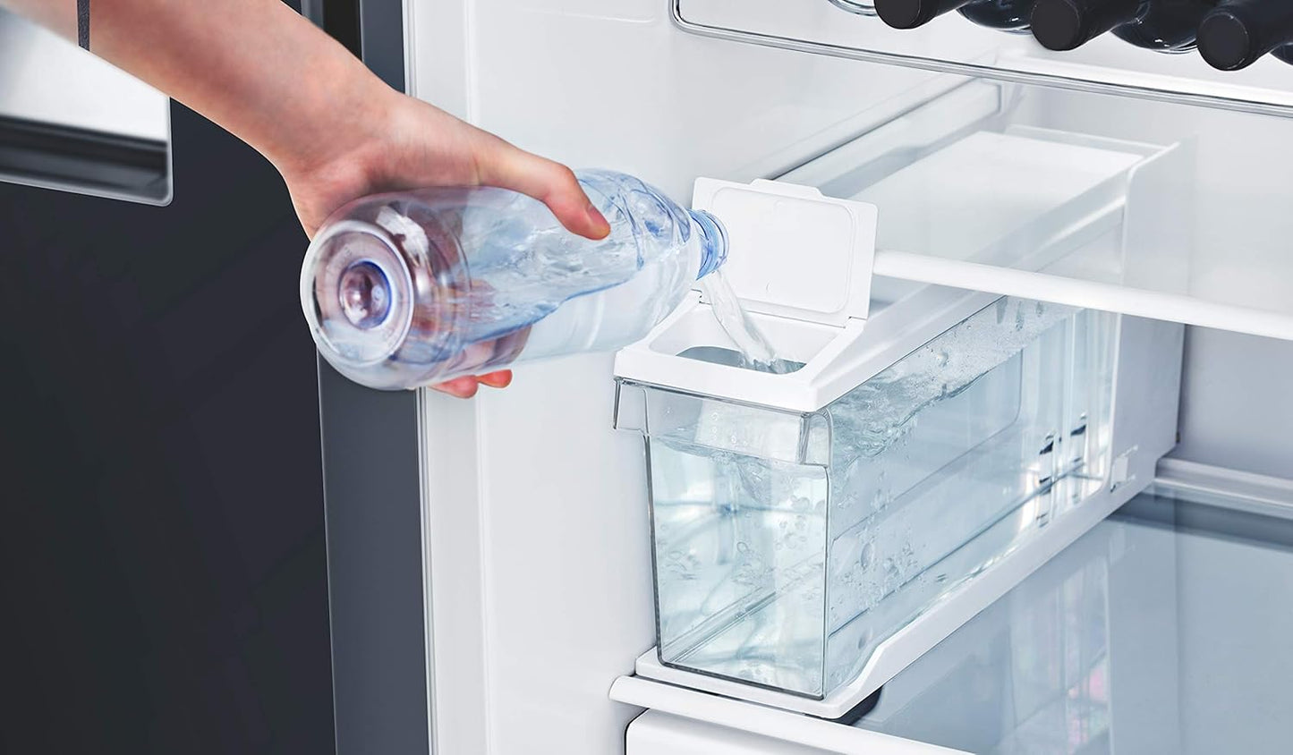 Hisense RS694N4TFE Frigo Américain Autoportante 562 L E Noir