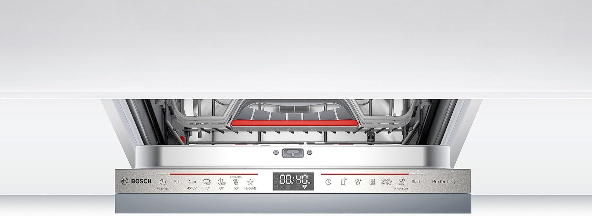 SPV6ZMX23E Série 6 Smart Lave-Vaisselle Entièrement Intégré, Largeur 45 Cm, Tiroir À Couverts, Programme Silence Particulièrement Silencieux, Perfectdry Avec Zéolite Sèche Même Le Plastique