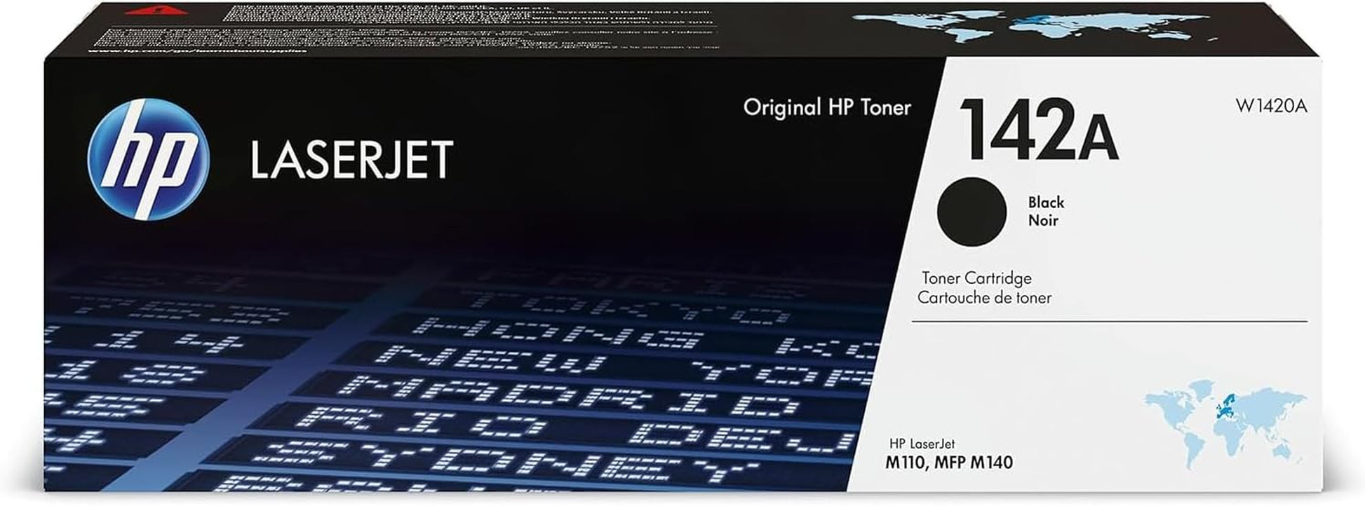 142A Noir, W1420A, Cartouche Toner Originale De 950 Pages, Compatible Avec Les Imprimantes Laserjet M110W, M140W Et Les Imprimantes Laserjet M110We Et M140We