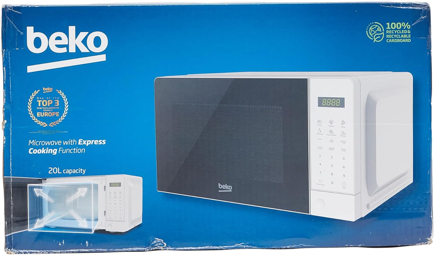 Beko Moc201103S Four À Micro-Ondes 20 L, Numérique, Argenté