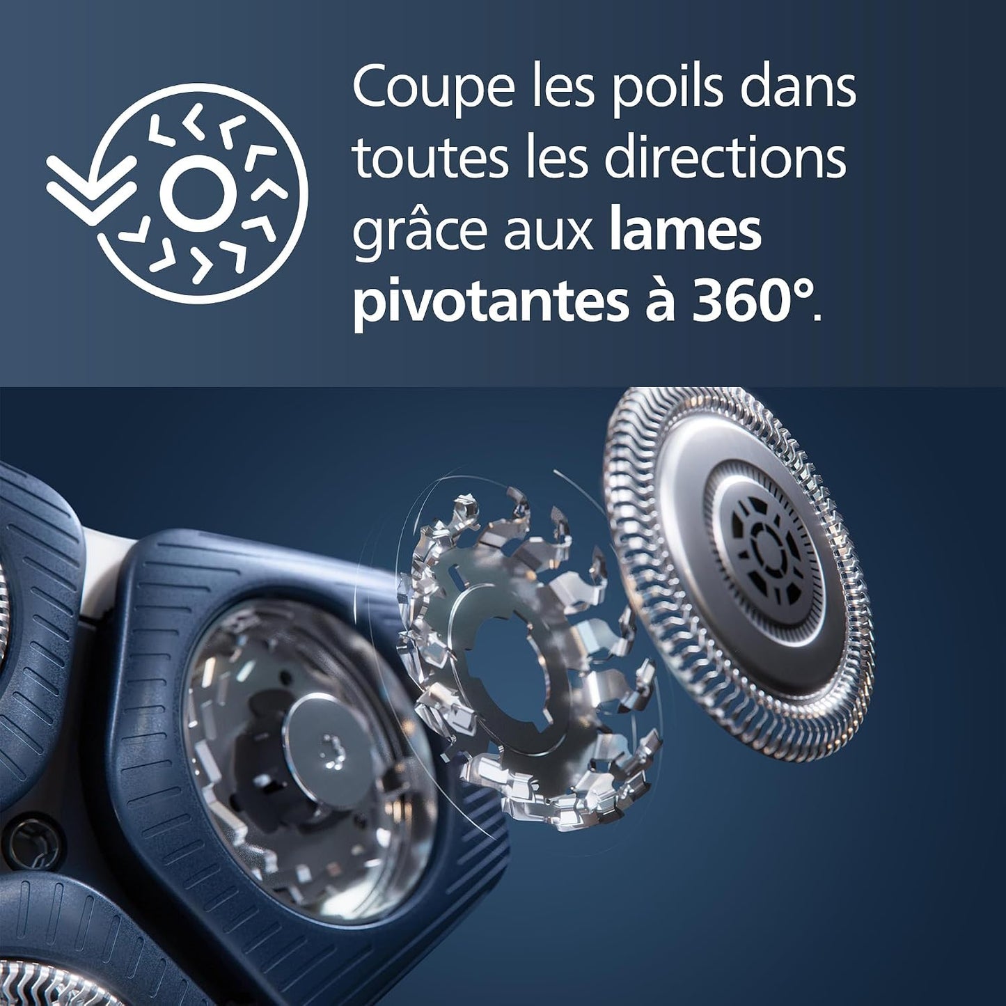 Rasoir Électrique Série 7000 Pour Homme Wet & Dry Avec Tondeuse Rétractable, Socle De Charge, Coffret De Voyage Et Brossette De Nettoyage (Modèle S7887/35)