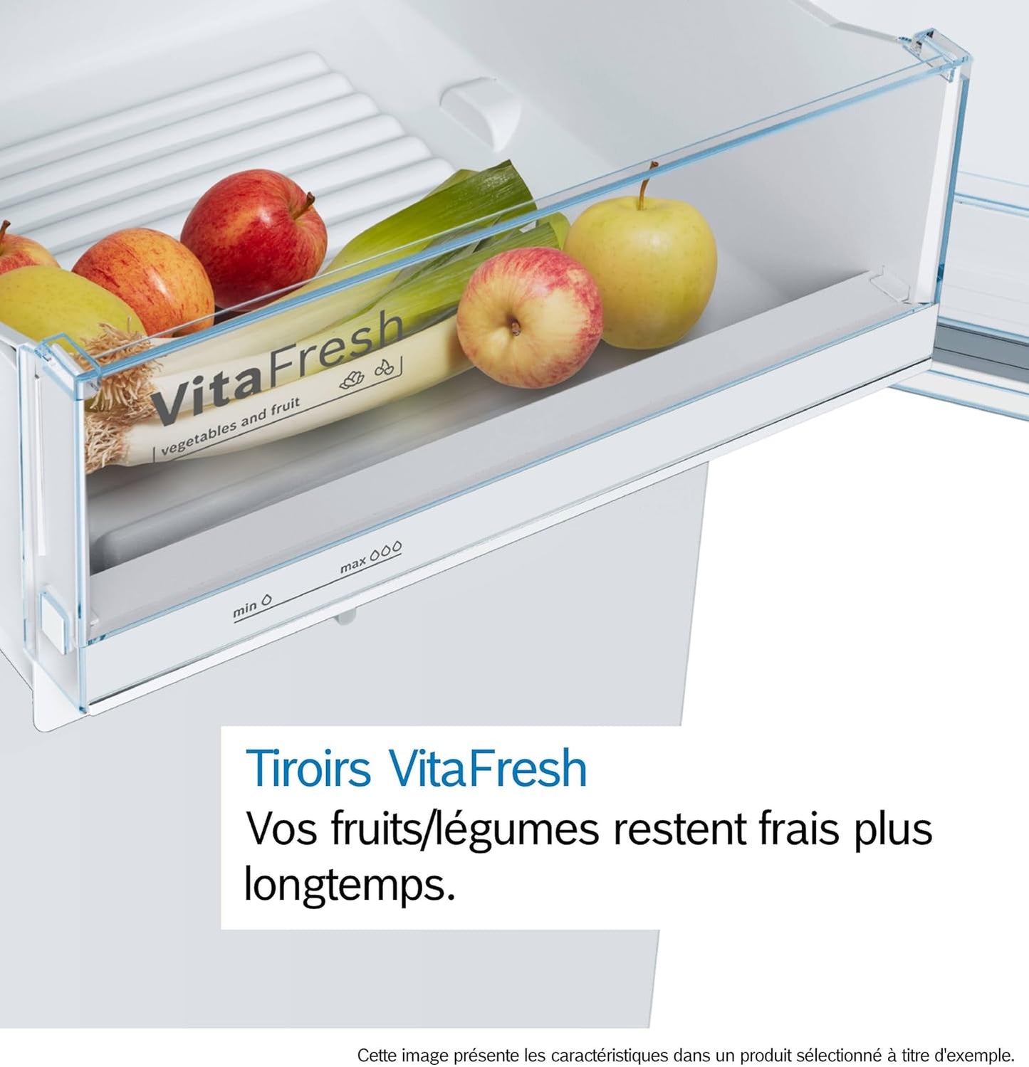 Bosch KSV33VWEP Série 4 - Réfrigérateur, Pose-Libre, Éclairage LED | 176 X 60 Cm, Blanc, Vitafresh, Technologie Intelligent Inverter, Fonction Super Réfrigération