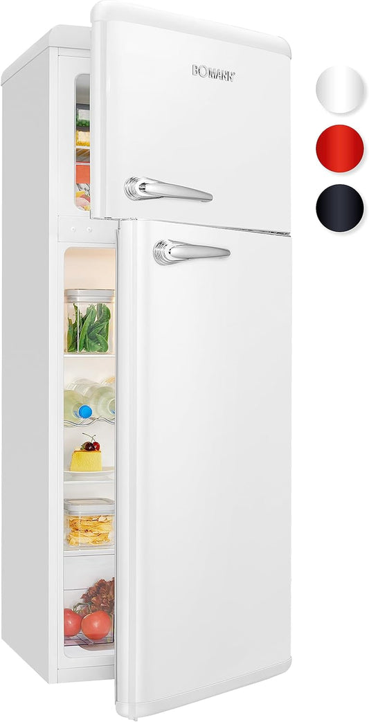 Bomann DTR 353 Réfrigérateur-Congélateur Autoportante 208 L E Blanc