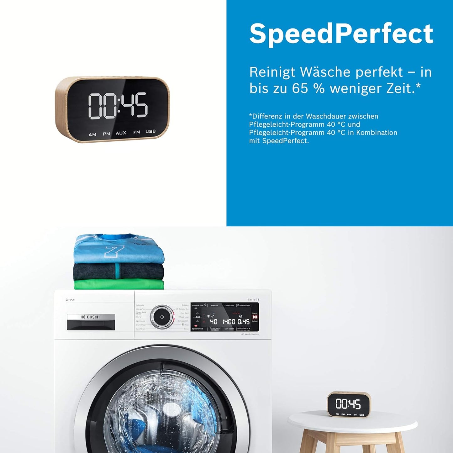 Hausgeräte WAN28K40 Série 4 Machine À Laver, 8 Kg, 1400 Tr/Min, Activewater Plus, Énergie Maximale Et Économie D'Eau, Protection Aquastop Contre Les Dommages Causés Par L'Eau, Moteur Ecosilence