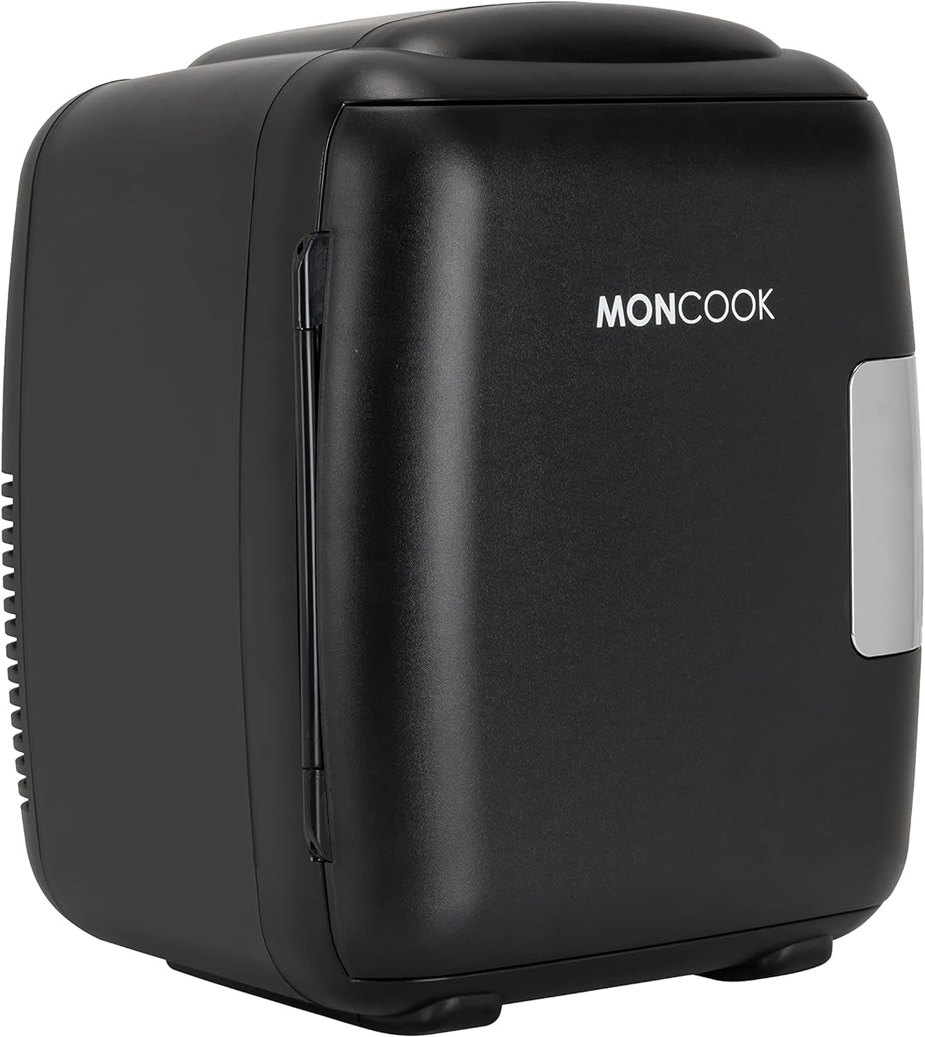 MONCOOK Mini Réfrigérateur - Mini Réfrigérateurs Portables Pour Les Soins De La Peau, La Médecine, La Nourriture Et Les Boissons - Fonction De Refroidissement Et De Réchauffement - 9L - Mono Noir