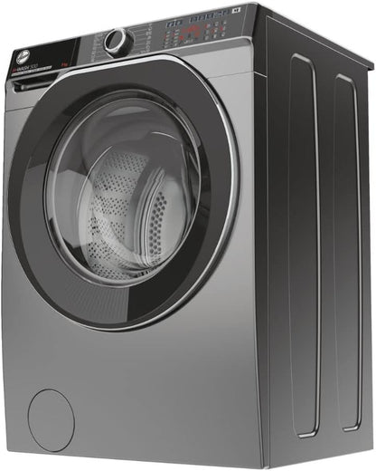 Lave-Linge Hublot  H-WASH 500 HWP49AMBCR/1-S - 9 Kg - Induction - 1400 Trs/Min - Classe a - Connecté - Vapeur - Anthracit