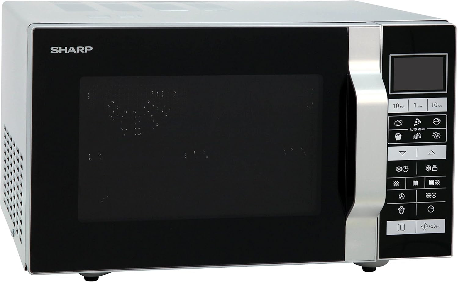 R-860S Micro-Ondes Combiné 25 Litres À Plateau Fixe - Argent