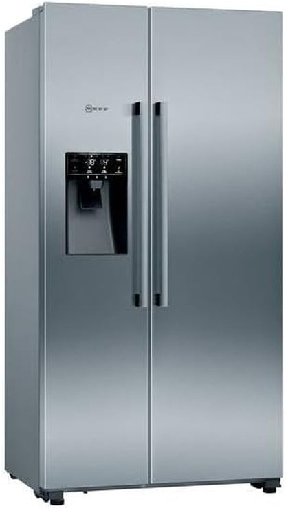 Neff KA3923IE0 Frigo Américain Autoportante 562 L E Noir, Gris
