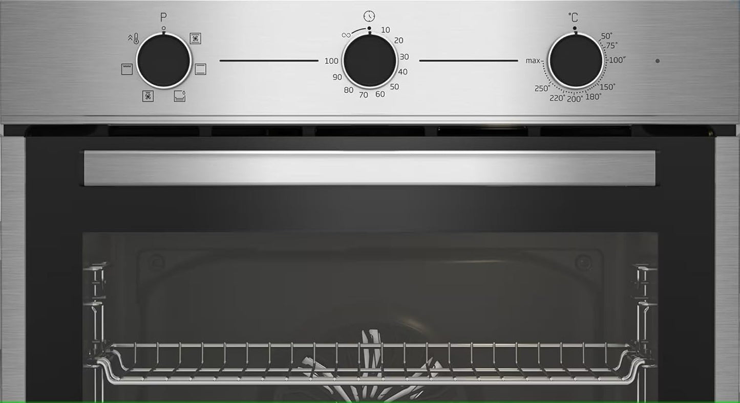 BBIE14100X Four Électrique Ventilé Multifonction 72 Litres Classe a Inox