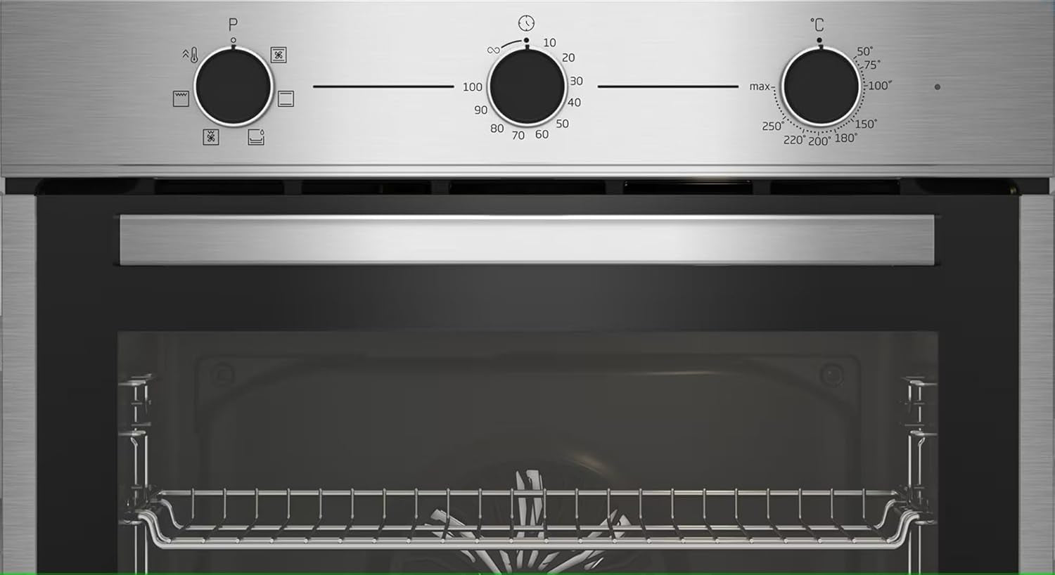 BBIE14100X Four Électrique Ventilé Multifonction 72 Litres Classe a Inox