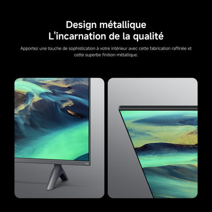 XIAOMI TV F Pro 75, 190 Cm (75 Pouces), 4K UHD QLED, Smart TV, Fire OS8, Contrôle Vocal Alexa, HDR10+, 60Hz Avec 120Hz Game Boost Mode, MEMC, 2Go+32Go, Compatible Avec Apple Airplay