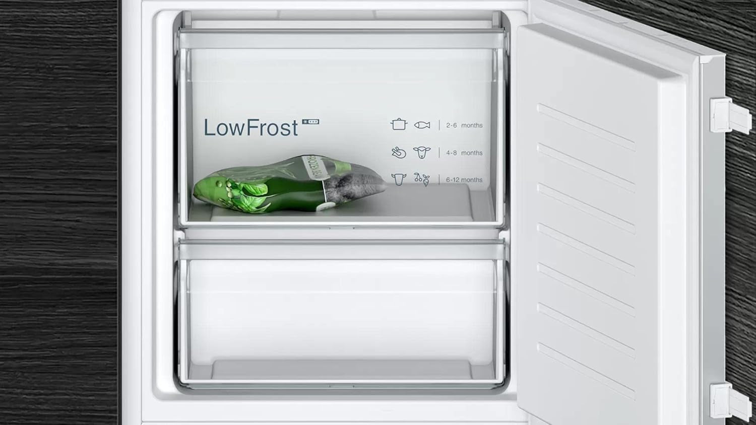 Iq300 KI87VVSE0 Réfrigérateur-Congélateur Intégré (Placement) 270 L E Blanc