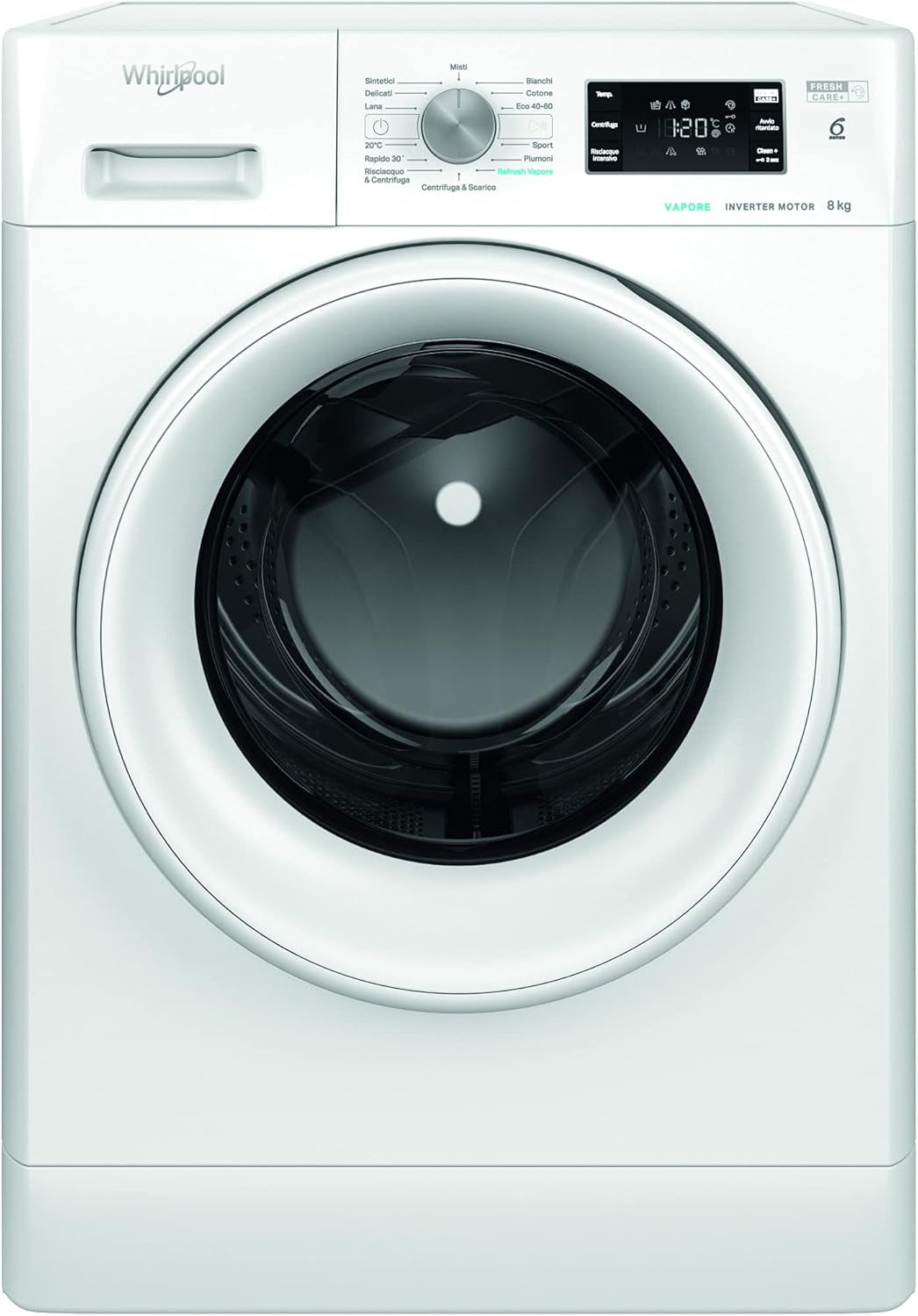 FFB D85 V IT, Machine À Laver À Chargement Frontal À Installation Libre, 8 Kg, 1200 Tours/Min
