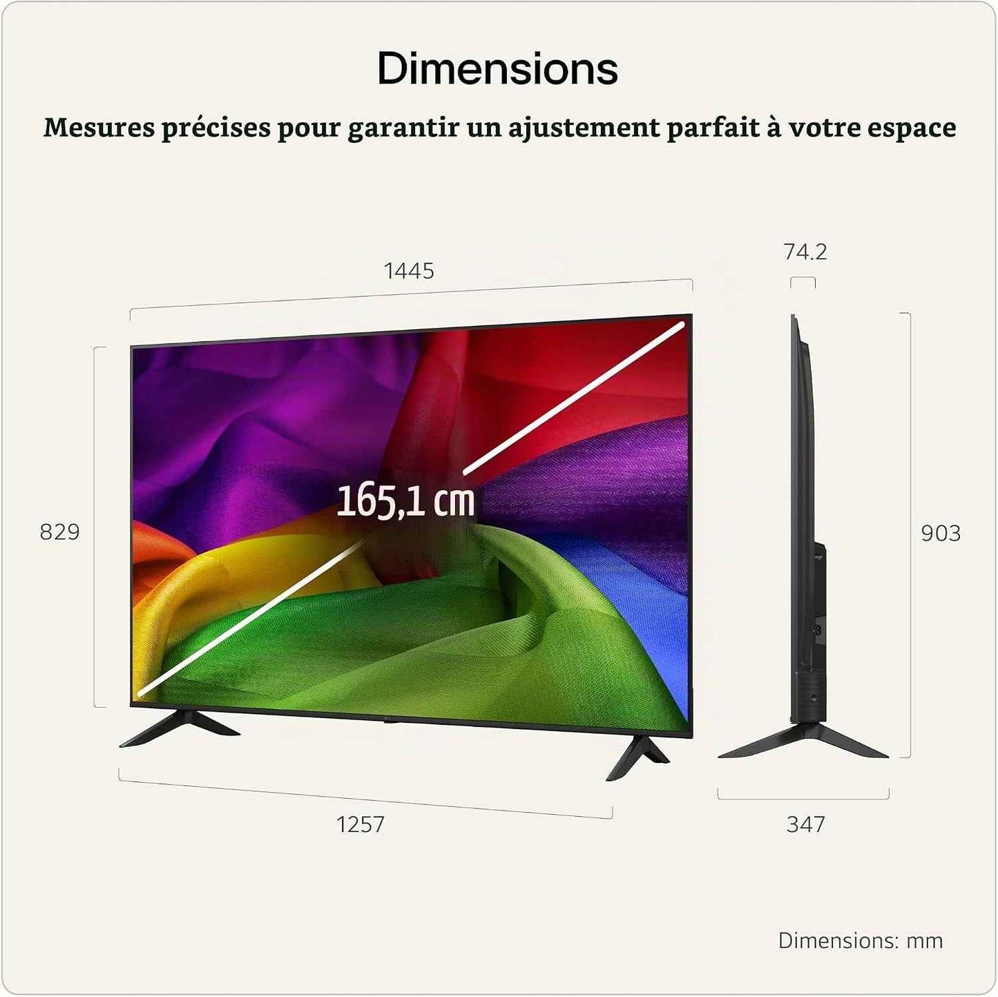 LG TV UHD AI 2026 | 65NU80 | 65'' (164Cm)