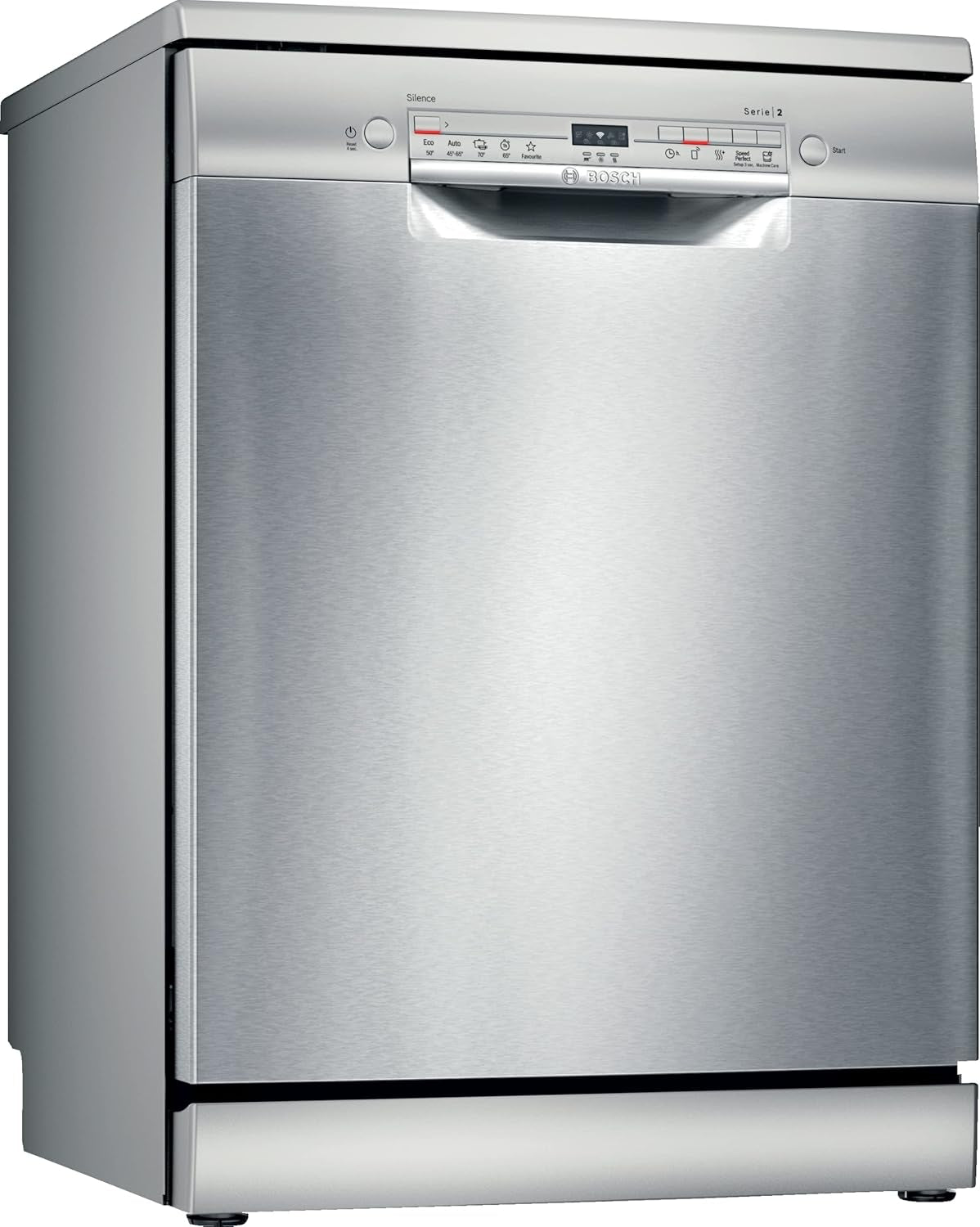 SMS2ITI12E - Série 2, Lave-Vaisselle Pose Libre - 60Cm - Home Connect - 12 Couverts - Moteur Ecosilence - Inox