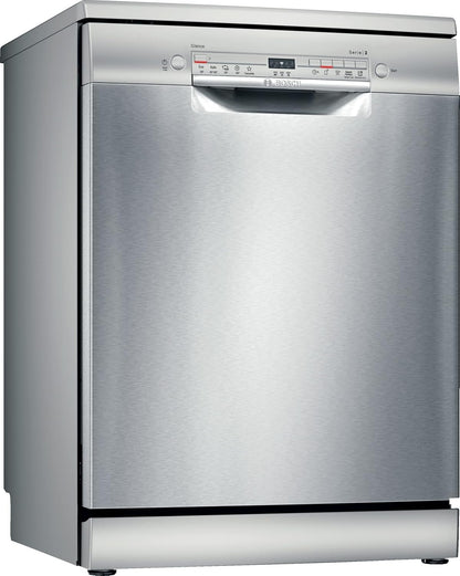 SMS2ITI12E - Série 2, Lave-Vaisselle Pose Libre - 60Cm - Home Connect - 12 Couverts - Moteur Ecosilence - Inox