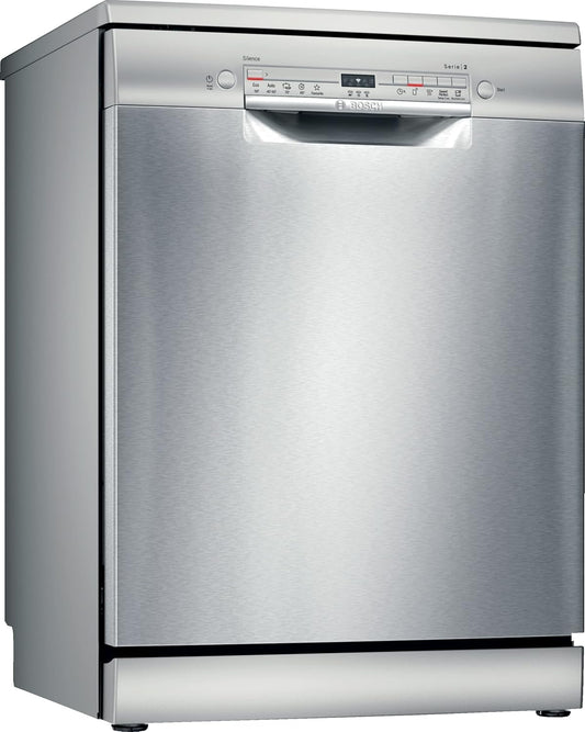 SMS2ITI12E - Série 2, Lave-Vaisselle Pose Libre - 60Cm - Home Connect - 12 Couverts - Moteur Ecosilence - Inox