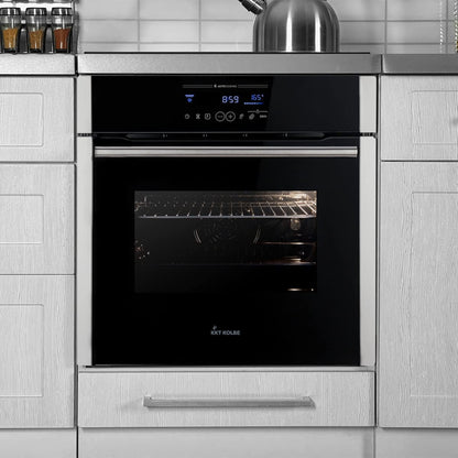 KKT Kolbe/Premium-Four Encastré 60Cm / 70L / 3,2Kw / Nettoyage À La Vapeur/Rôtisserie/Fonction Pizza/Air Chaud / EB8016ED