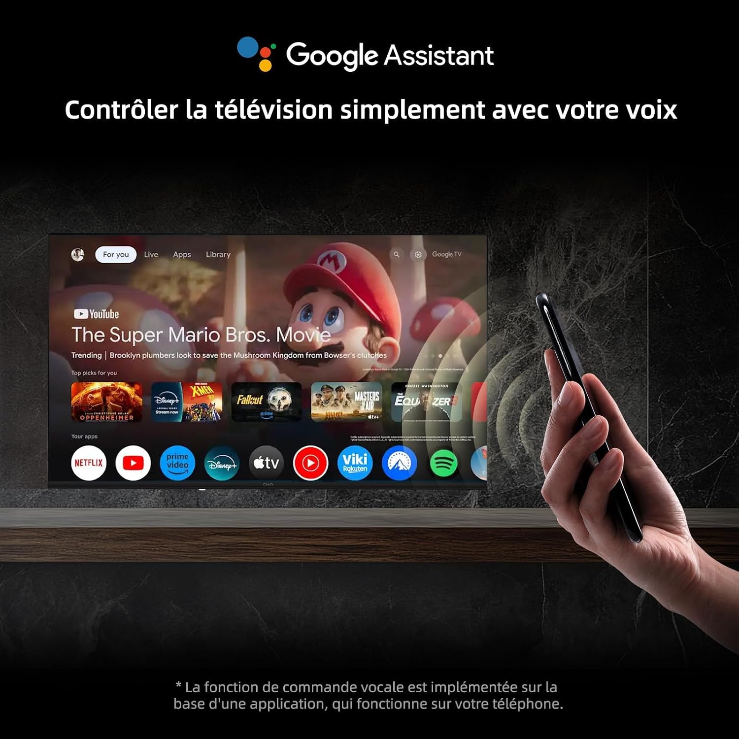TV Connectée 40 Pouces Full HD Google TV Wi-Fi (L40FT) | Dolby Audio &Dbx-Tv, Triple Tuner DVB-C/T2/S2, Multiscreen, Prime Video & Netflix, HDR10 & HLG