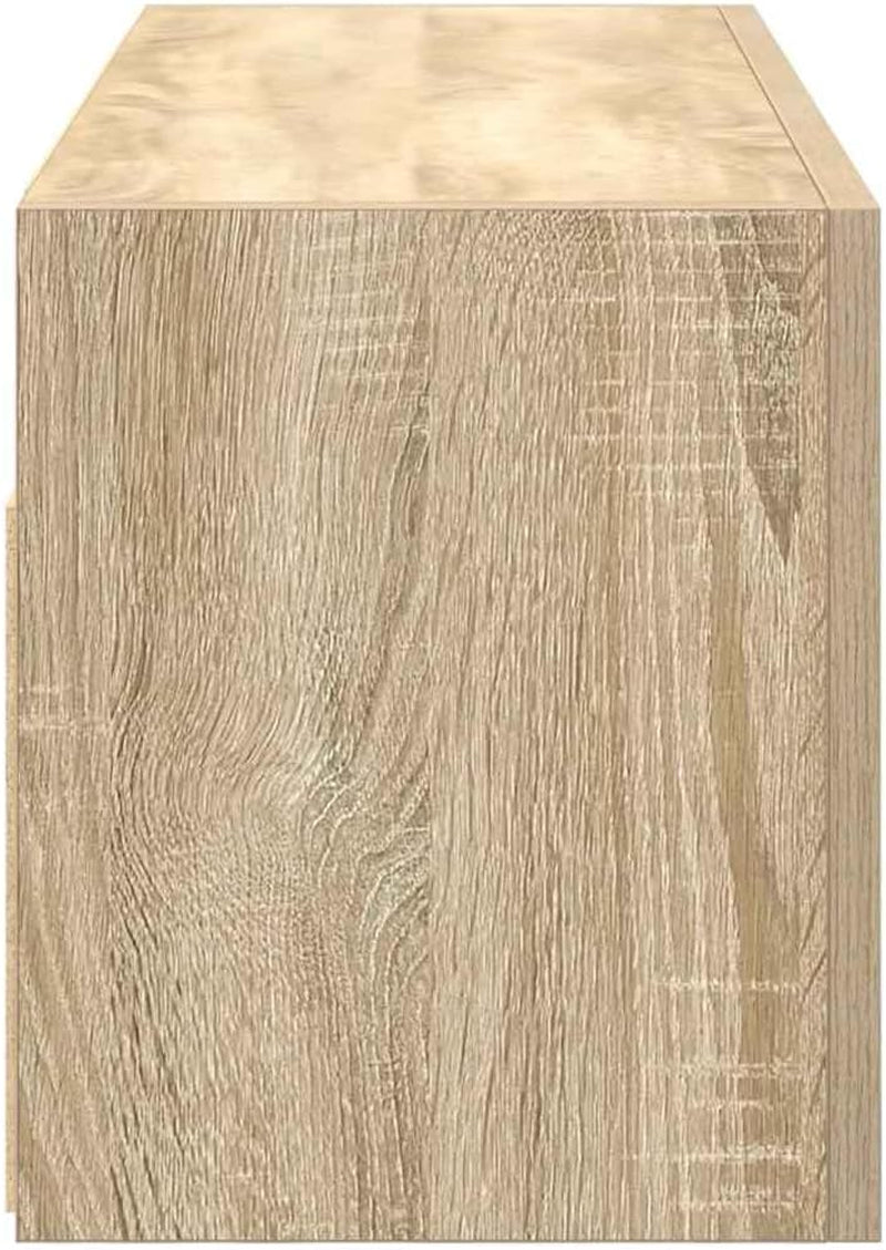 Armoire Murale De Bain Chêne Sonoma 80X25X30 Cm Bois Ingénierie