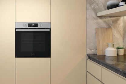 OMR58RR0X Four Multifonction Encastrable Électrique, Ventilé, Pyrolytique, Capacité 71 L, Acier Inoxydable, Classe A+. Cook 3, Cool Door, Easy Clean. 59,5 X 59,5 X 55,1 Cm