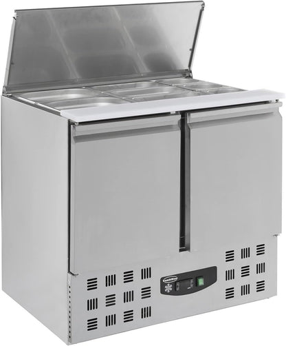 Saladette Réfrigérée Compacte 230 Litres - 2 Portes - Combisteel - R600Arvs Aisi 2012 Portespleine