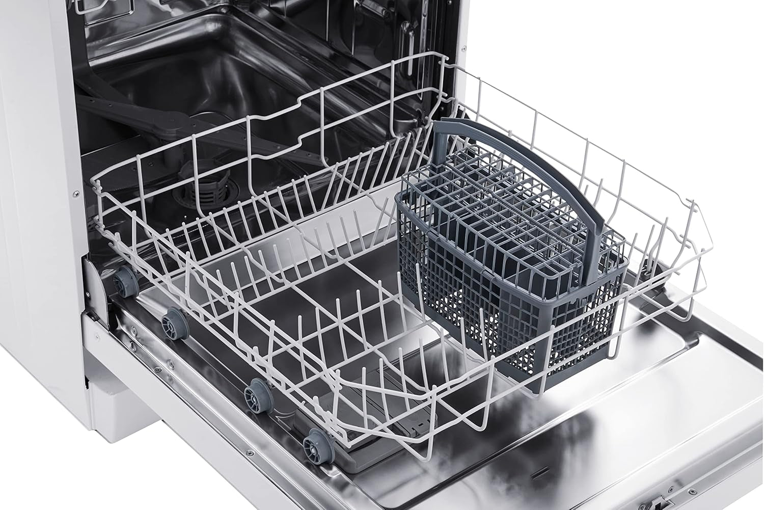 Respekta Lave-Vaisselle Autonome 60 Cm Blanc / Lave-Vaisselle Avec Panier À Couverts Flexible / 5 Programmes / Départ Différé / 12 Couverts / GSPS60V / Silencieux 52 Db