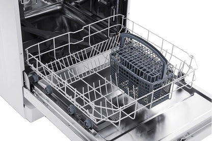 Respekta Lave-Vaisselle Autonome 60 Cm Blanc / Lave-Vaisselle Avec Panier À Couverts Flexible / 5 Programmes / Départ Différé / 12 Couverts / GSPS60V / Silencieux 52 Db
